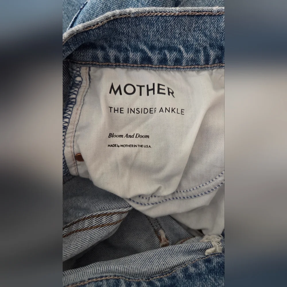 Mother The‎ Insider Ankle Denim Bloom And Doom Jeans - Picture 7 of 10